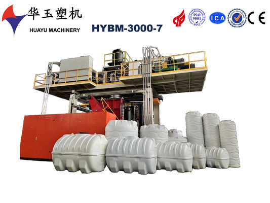 Huayu jenis baru 3000L-7layers plastik tangki air mesin blow molding