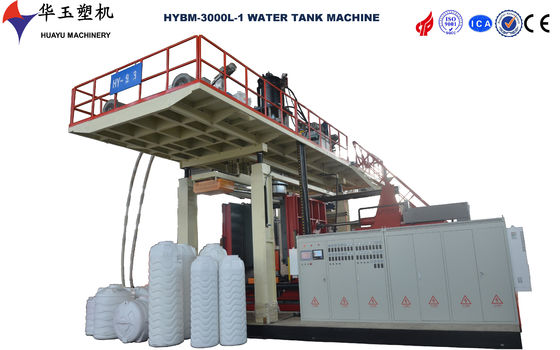 Huayu 5000L 1lapisan Hdpe plastik tangki air mesin cetak meniup