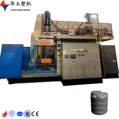 8-Layer 2700L Plastic Tank Blow Moulding Machine dengan kontrol PLC
