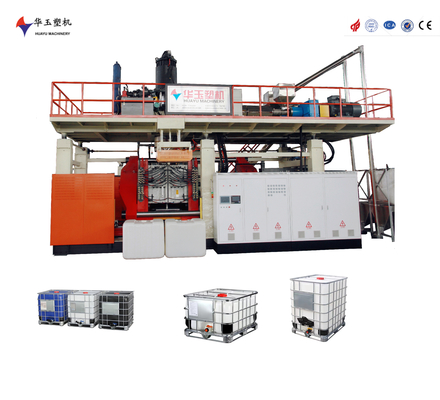 Huayu 1000L 1-Layer IBC Blow Moulding Machine Automatic Chemical Packing Blow Moulding Machine untuk Plastik HDPE