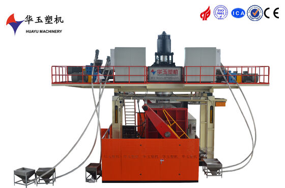 3000L Kapasitas 2-Layer Co-Extrusion Eco-Friendly IBC Mesin Blow Molding untuk produksi efisiensi tinggi